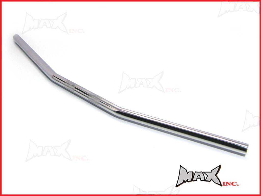 Chrome Cafe Racer Steel Drag Bars - 7/8 (22mm)