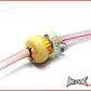 Clear 4mm Silicone Fuel Line Hose & Magnetic Filter - Length 15" (40cm)