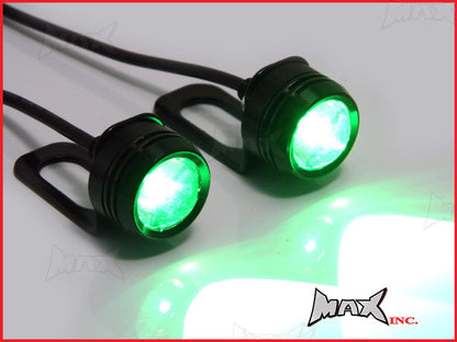 Super Bright Green 3w CREE LED Mirror Mount Fog / Drl Lights