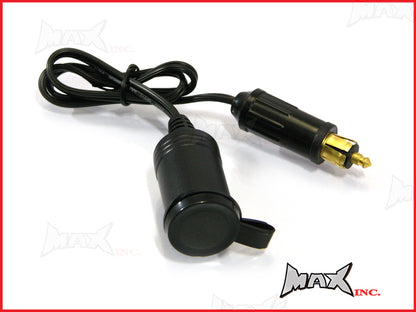 Hella Style DIN Male Plug / 12v Power Adapter Cable - For BMW, Triumph etc