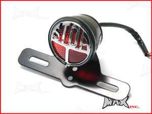 Miller Replica Black Metal LED Stop / Tail Light with Bracket