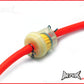 Orange 4mm Silicone Fuel Line Hose & Magnetic Filter - Length 15" (40cm)