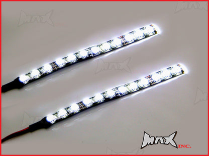 Super Bright Universal White LED Self Adhesive Strips - 15cm