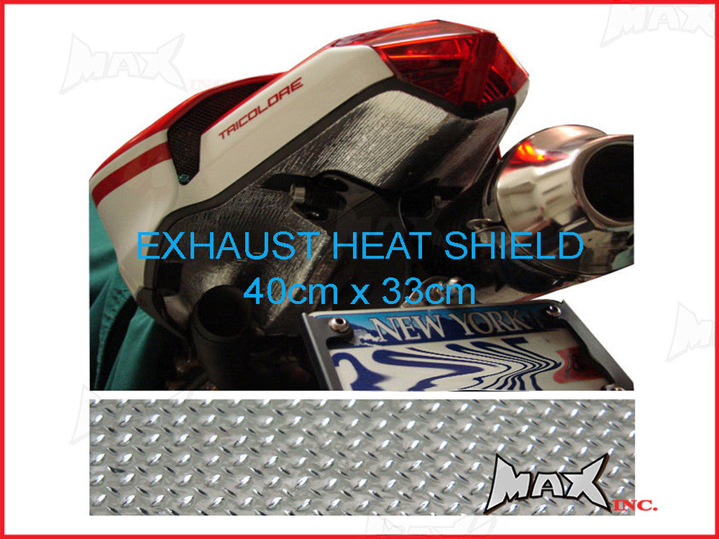 Self Adhesive Exhaust Aluminium Reflective Heat Shield - 40cm x 33cm