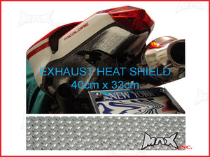 Self Adhesive Exhaust Aluminium Reflective Heat Shield - 40cm x 33cm