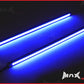 8 Inch Universal Slim COB LED Blue Daytime Running LIghts - Black Aluminium Housing