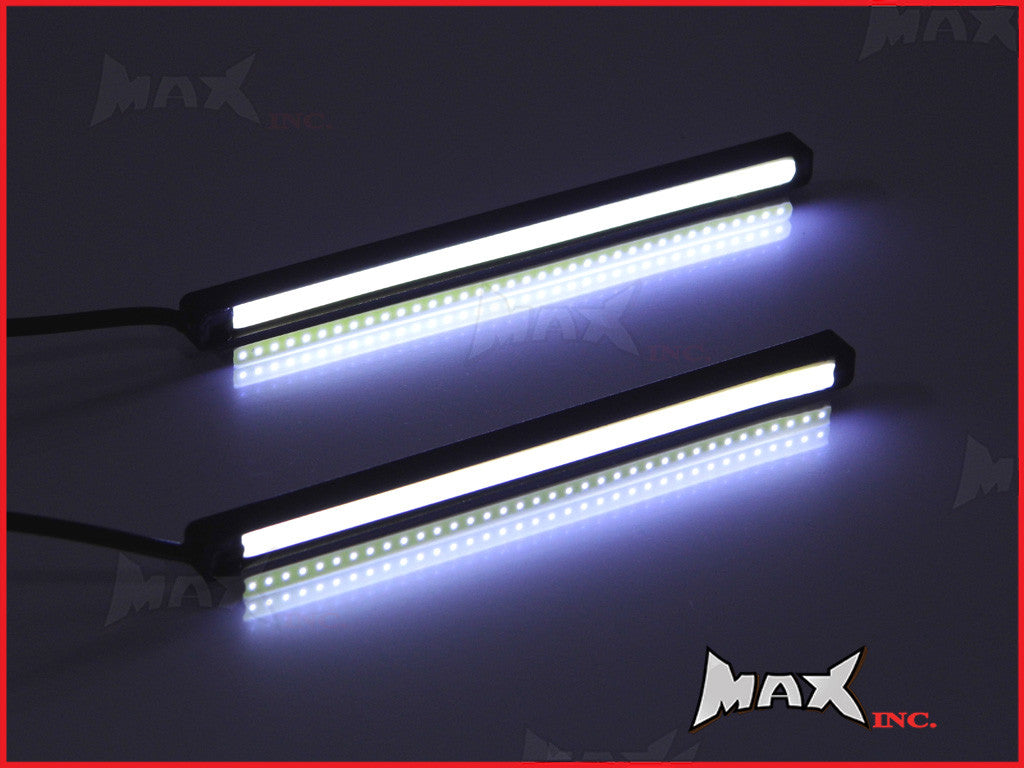 4.7" Universal Slim COB LED White Daytime Running LIghts - Aluminium Housing