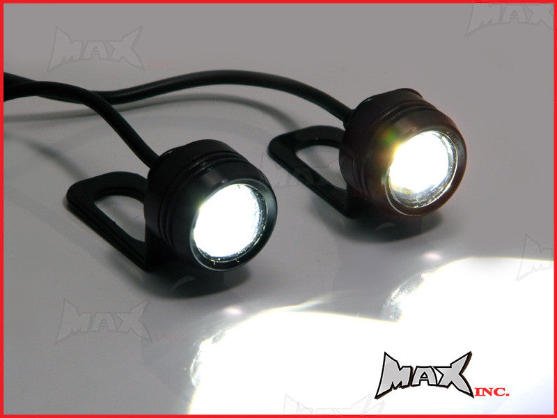 Super Bright 3W CREE LED Mirror Mount Fog/DRL Lights - White