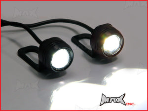 Super Bright 3W CREE LED Mirror Mount Fog/DRL Lights - White