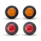 2" Flush Mount LED Running / Turn / Tail / Stop Lights - Set Of 4