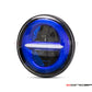 5.75" Blue Classic / Modern LED Headlight Insert