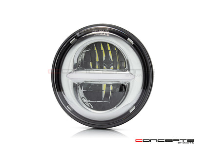 5.75" Chrome Classic / Modern LED Headlight Insert