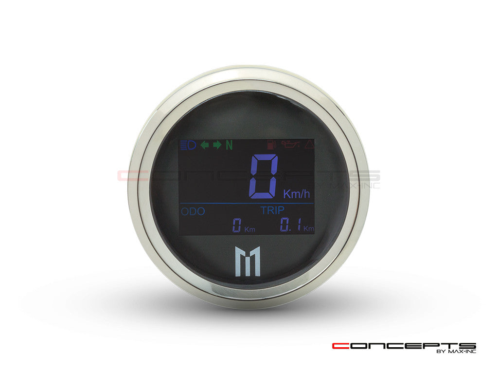 52mm GPS Digital Speedometer MPH / KPH + Display Lights