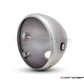 7.7 Inch Raw Metal Headlight Housing & Bezel Combo - Universal Motorcycle Headlamp