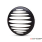 Prison Grill Design 7" Black CNC Aluminum Headlight Guard Cover