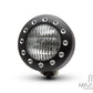 5" Matte Black Alloy Drilled Bezel Vintage Style Headlight - 12v / 35w