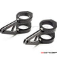 MAX Stubby Low Profile CNC Brackets - 32-59mm Black Anodized Fork Mounts