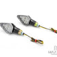 Black Mini LED Turn Signals / Indicators - Emarked