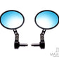 Trento Black CNC Aluminum Bar End Mirrors - 7/8" (22mm) Universal Fit - E-Marked