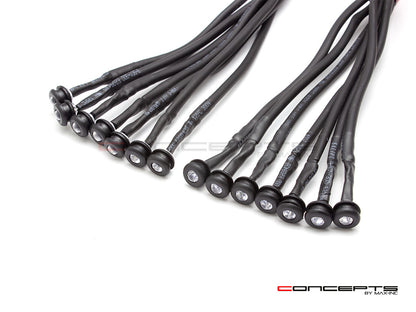 Blue DIY Universal Fender Mount LED Auxiliary Light Set - 14 Piece