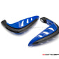 Blue Universal LED Handguards with Integrated Daytime Running Lights + Turn Signals - Cool White / Amber