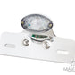 Universal Cat Eye Chrome LED Stop / Tail Light - Clear Lens