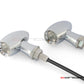 MAX LADZ Chrome CNC Machined Alum Mini LED Indicators / Turn Signals + Running Lights