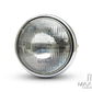 7.7" Chrome Shorty Metal Headlight - 12v / 55w Sealed Beam