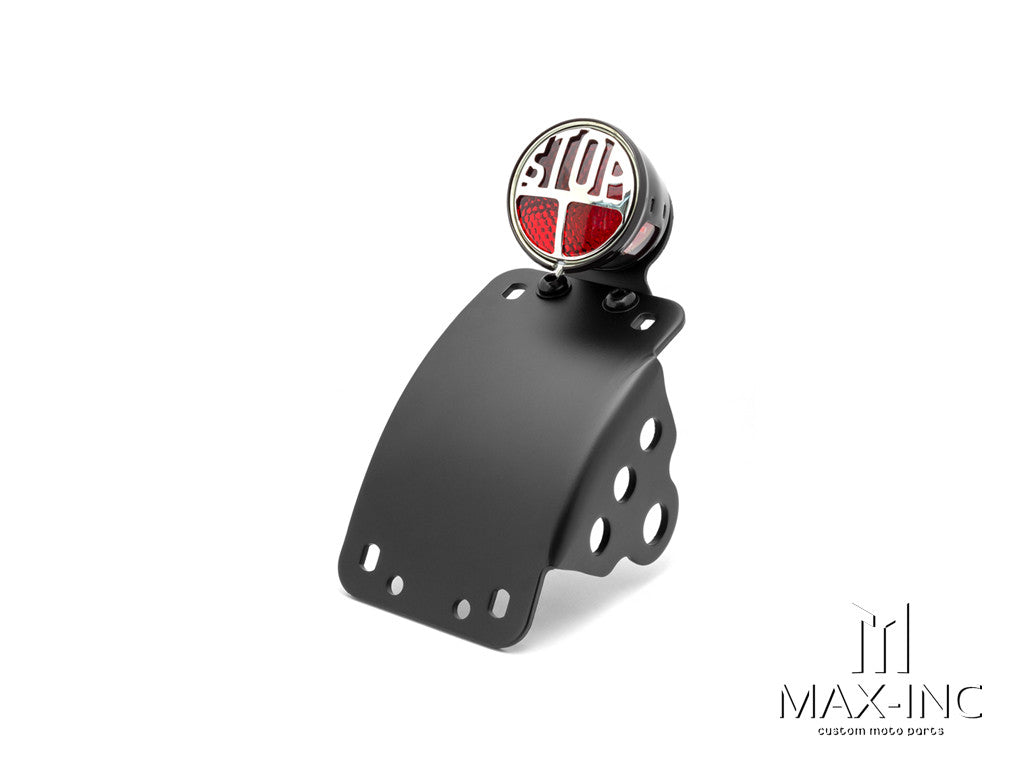 Black Curved Side Mount Miller LED Stop / Tail Light