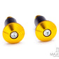 Gold Anodized CNC Machined Aluminum Bar Ends - 7/8"(22mm)