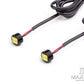 WHITE Micro 12v Flush Mount LED Mini Daytime Running Lights