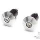Silver Anodized CNC Machined Aluminum Bar Ends - 7/8"(22mm)