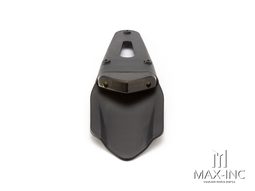 Universal Supermoto Rear Fender LED Stop / Tail Light - Smoked Lens