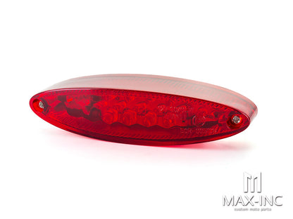 Universal Oval LED Stop / Tail Light - Red Lens