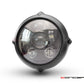 7" Black Alloy Vintage Style LED Projector Headlight
