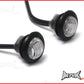 RED 12v Round Flush Mount LED Mini Marker Lights