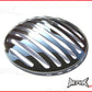 7 INCH Chrome Prison Bar Grill Metal Headlight Cover