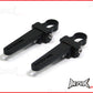 MAX Black Adjustable Aluminium LED Light Bar Brackets - 0.875" (21-23mm) Diameter