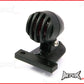 Matte Black Aluminium Mini Prison Grill LED Stop / Tail Light - Red Lense