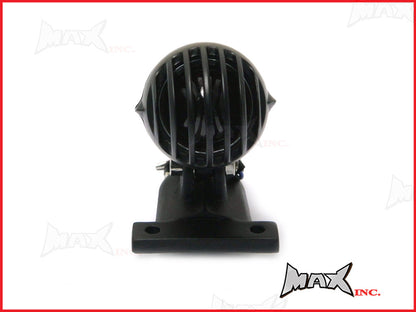 Black Vintage Style Prison Bar Stop / Tail Light - Bulb Type