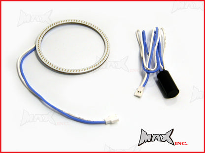 7cm Blue LED Angel Eye Halo Ring — 81 LEDs, 12V, Waterproof