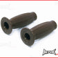 Brown Barrel Cafe Racer Style Hand Grips - 7/8" (22mm)