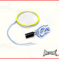 7cm Cool White LED Angel Eye Halo Ring — 81 LEDs, 12V, Waterproof