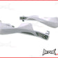 High Quality White Plastic / Aluminium Hand Guards - Fits 7/8 Bars