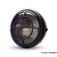 7.7" Matte Black Multi Projector LED Headlight + Beemer Grill Cover