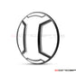 7" Armour Design Black + Contrast Cut CNC Aluminum Headlight Guard Cover