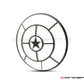 Star Design 7" Black + Contrast Cut CNC Aluminum Headlight Guard Cover