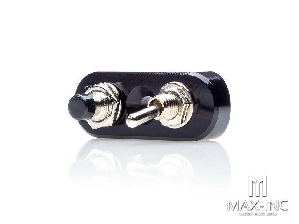 Control Switch Block CNC Motorcycle Switch Block - Low Profile Dual Control 7/8
