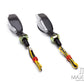 Matte Black Mini Gator Alloy LED Turn Signals / Indicators - Emarked