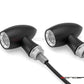 MAX LADZ Black + Natural CNC Machined Alum Mini LED Indicators / Turn Signals + Running Lights